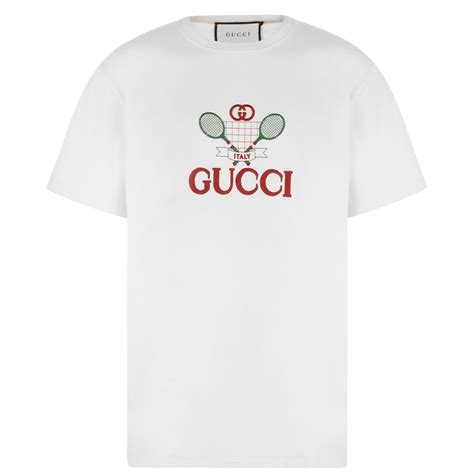 gucci tennis shirt mens|gucci t shirt outlet price.